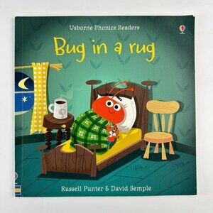 2/$6 Usborne Phonics Reader Bug in a Rug book by Russell Punter (Paperback)